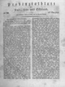 Provinzialblatt f&uuml;r Kur-, Liv- und Esthland. 1835.05.16 No20