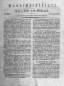 Provinzialblatt f&uuml;r Kur-, Liv- und Esthland. 1835.07.25 No30