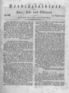 Provinzialblatt f&uuml;r Kur-, Liv- und Esthland. 1835.08.15 No33