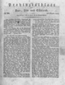 Provinzialblatt f&uuml;r Kur-, Liv- und Esthland. 1835.09.19 No38