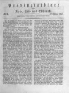 Provinzialblatt f&uuml;r Kur-, Liv- und Esthland. 1837.02.04 No5