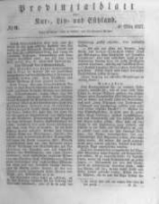 Provinzialblatt f&uuml;r Kur-, Liv- und Esthland. 1837.03.04 No9