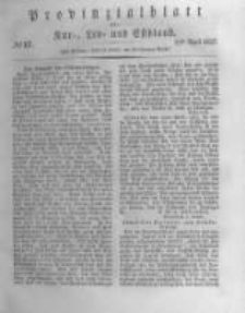 Provinzialblatt für Kur-, Liv- und Esthland. 1837.04.29 No17