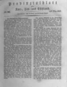 Provinzialblatt f&uuml;r Kur-, Liv- und Esthland. 1837.05.20 No20