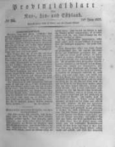 Provinzialblatt f&uuml;r Kur-, Liv- und Esthland. 1837.06.24 No25