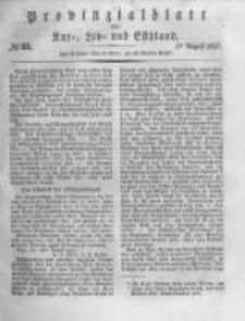 Provinzialblatt f&uuml;r Kur-, Liv- und Esthland. 1837.08.05 No31