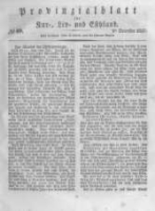 Provinzialblatt f&uuml;r Kur-, Liv- und Esthland. 1837.12.09 No49