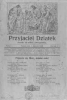 Przyjaciel Dziatek: pisemko dla dziatwy ewangelickiej. 1924 R.1 nr1