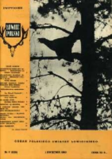 Łowiec Polski 1960 Nr7