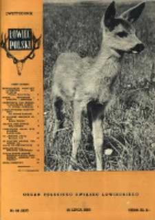 Łowiec Polski 1960 Nr14