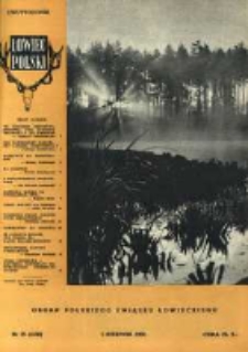Łowiec Polski 1960 Nr15