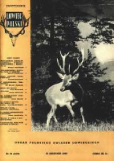 Łowiec Polski 1960 Nr16