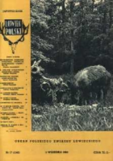 Łowiec Polski 1960 Nr17
