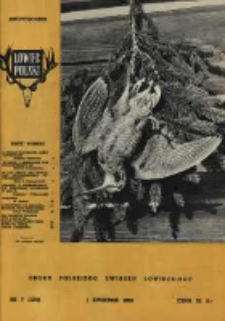 Łowiec Polski 1962 Nr7