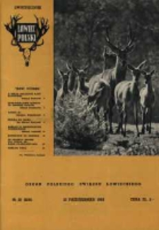Łowiec Polski 1962 Nr20