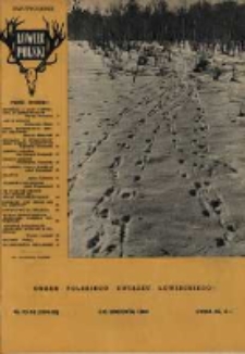 Łowiec Polski 1962 Nr23-24