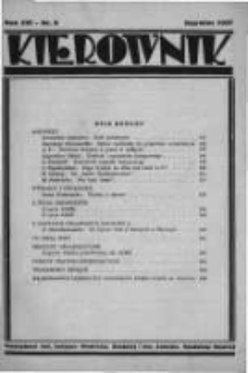 Kierownik: czasopismo Kat. Związku Młodzieży Żeńskiej i Kat. Związku Młodzieży Męskiej. 1937 R.16 nr6