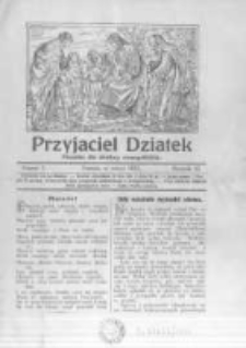Przyjaciel Dziatek: pisemko dla dziatwy ewangelickiej. 1934 R.11 nr3
