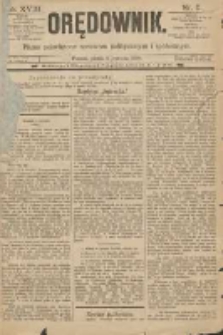 Orędownik: pismo poświęcone sprawom politycznym i sp&oacute;łecznym 1888.01.06 R.18 Nr5