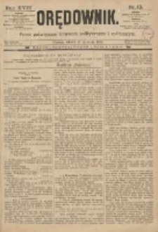 Orędownik: pismo poświęcone sprawom politycznym i sp&oacute;łecznym 1888.01.17 R.18 Nr13