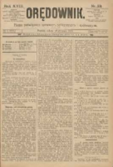 Orędownik: pismo poświęcone sprawom politycznym i spółecznym 1888.01.28 R.18 Nr23
