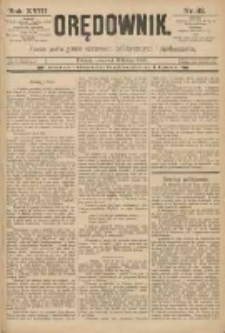 Orędownik: pismo poświęcone sprawom politycznym i spółecznym 1888.02.09 R.18 Nr32