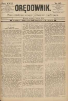 Orędownik: pismo poświęcone sprawom politycznym i sp&oacute;łecznym 1888.03.13 R.18 Nr60