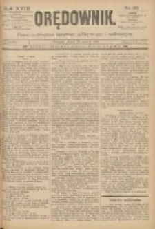 Orędownik: pismo poświęcone sprawom politycznym i spółecznym 1888.03.16 R.18 Nr63