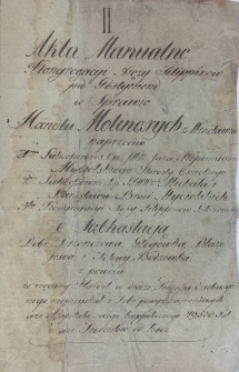 Kopia listu do Kongregacji św. Filipa Neri w Gostyniu 13.09.1820