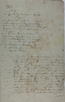 Kopia pisma J. Molinarego do ks. Szpetkowskiego 19.08.1820