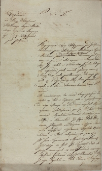 Odpowiedź na skargę Molinarego kupca wrocławskiego naprzeciw Kongregacji Xsięży Filipinów pod Gostyniem 04.11.1820