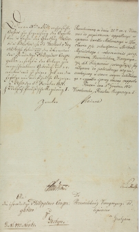 Pismo Królewsko Pruskiej Regencyi I do Kongregacji św. Filipa Neri pod Gostyniem 05.12.1821