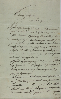 List do ks. proboszcza Szpetkowskiego 07.01.1822