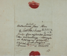 Copia Decreti dla p. Sallbacha 12.12.1822