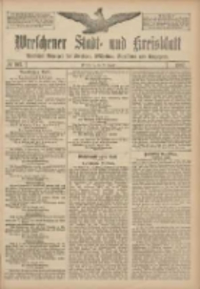 Wreschener Stadt und Kreisblatt: amtlicher Anzeiger f&uuml;r Wreschen, Miloslaw, Strzalkowo und Umgegend 1907.08.29 Nr103