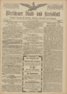 Wreschener Stadt und Kreisblatt: amtlicher Anzeiger für Wreschen, Miloslaw, Strzalkowo und Umgegend 1908.03.19 Nr34