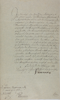 List do Jana Nepomucena Mycielskiego 20.01.1823