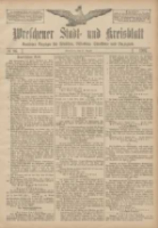 Wreschener Stadt und Kreisblatt: amtlicher Anzeiger f&uuml;r Wreschen, Miloslaw, Strzalkowo und Umgegend 1907.08.13 Nr96