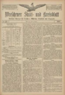 Wreschener Stadt und Kreisblatt: amtlicher Anzeiger f&uuml;r Wreschen, Miloslaw, Strzalkowo und Umgegend 1907.10.17 Nr124