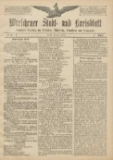 Wreschener Stadt und Kreisblatt: amtlicher Anzeiger für Wreschen, Miloslaw, Strzalkowo und Umgegend 1908.01.11 Nr5
