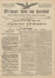 Wreschener Stadt und Kreisblatt: amtlicher Anzeiger für Wreschen, Miloslaw, Strzalkowo und Umgegend 1908.01.23 Nr10