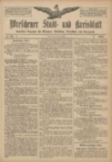 Wreschener Stadt und Kreisblatt: amtlicher Anzeiger f&uuml;r Wreschen, Miloslaw, Strzalkowo und Umgegend 1907.07.20 Nr86