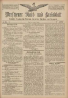Wreschener Stadt und Kreisblatt: amtlicher Anzeiger f&uuml;r Wreschen, Miloslaw, Strzalkowo und Umgegend 1907.08.01 Nr91