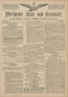 Wreschener Stadt und Kreisblatt: amtlicher Anzeiger f&uuml;r Wreschen, Miloslaw, Strzalkowo und Umgegend 1907.09.24 Nr114