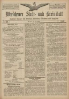 Wreschener Stadt und Kreisblatt: amtlicher Anzeiger f&uuml;r Wreschen, Miloslaw, Strzalkowo und Umgegend 1907.10.22 Nr126
