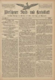 Wreschener Stadt und Kreisblatt: amtlicher Anzeiger f&uuml;r Wreschen, Miloslaw, Strzalkowo und Umgegend 1907.11.07 Nr133