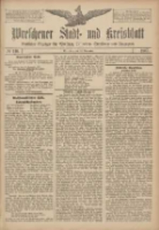 Wreschener Stadt und Kreisblatt: amtlicher Anzeiger f&uuml;r Wreschen, Miloslaw, Strzalkowo und Umgegend 1907.11.23 Nr140