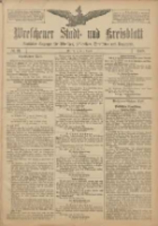 Wreschener Stadt und Kreisblatt: amtlicher Anzeiger für Wreschen, Miloslaw, Strzalkowo und Umgegend 1908.08.04 Nr91