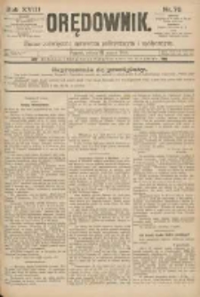 Orędownik: pismo poświęcone sprawom politycznym i spółecznym 1888.03.31 R.18 Nr76