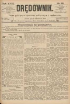Orędownik: pismo poświęcone sprawom politycznym i spółecznym 1888.04.06 R.18 Nr80
